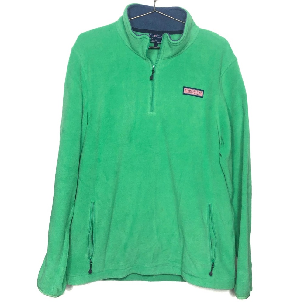 Vineyard Vines Fleece Quarter Zip Pullover Shirt